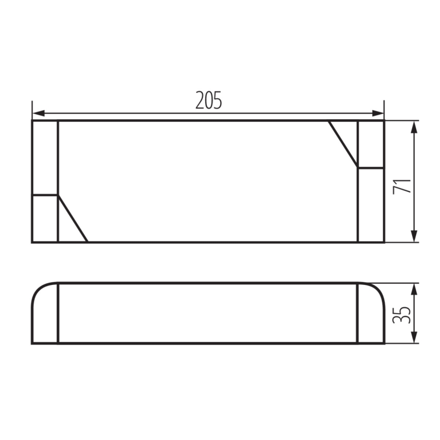 LED elektronikus transzformátor 150W/24V