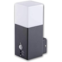 Kanlux 29011 - Kültéri fali lámpa  érzékelős VADRA 1xE27/11W/230V IP44