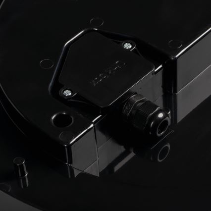 LED Kültéri mennyezeti lámpa TURA LED/24W/230V 4000K IP65 fekete