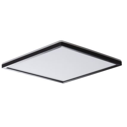 LED Fürdőszobai mennyezeti lámpa AZPO LED/22W/230V 42x42 cm IP54 fekete