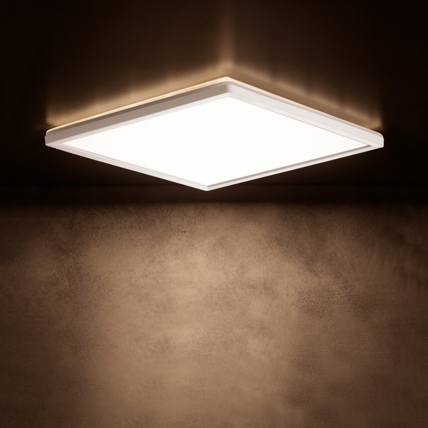 LED mennyezeti lámpa AZPO LED/17,5W/230V 3000/4000/6000K 30x30 cm IP54 fehér