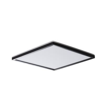 AZPO LED mennyezeti lámpatest, 17,5 W, 230 V, 3000/4000/6000 K, 30x30 cm, IP54, fekete