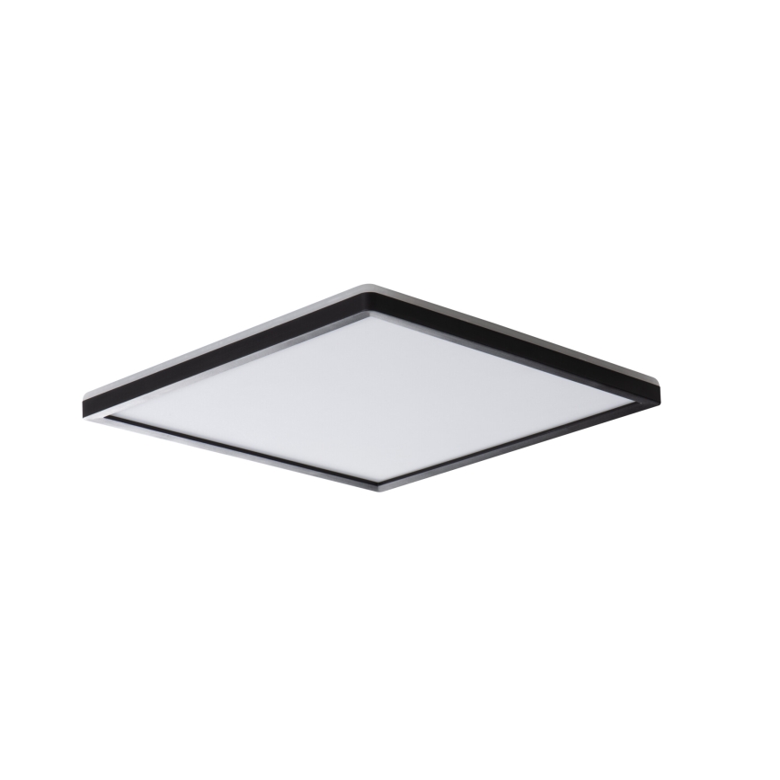AZPO LED mennyezeti lámpatest, 17,5 W, 230 V, 3000/4000/6000 K, 30x30 cm, IP54, fekete