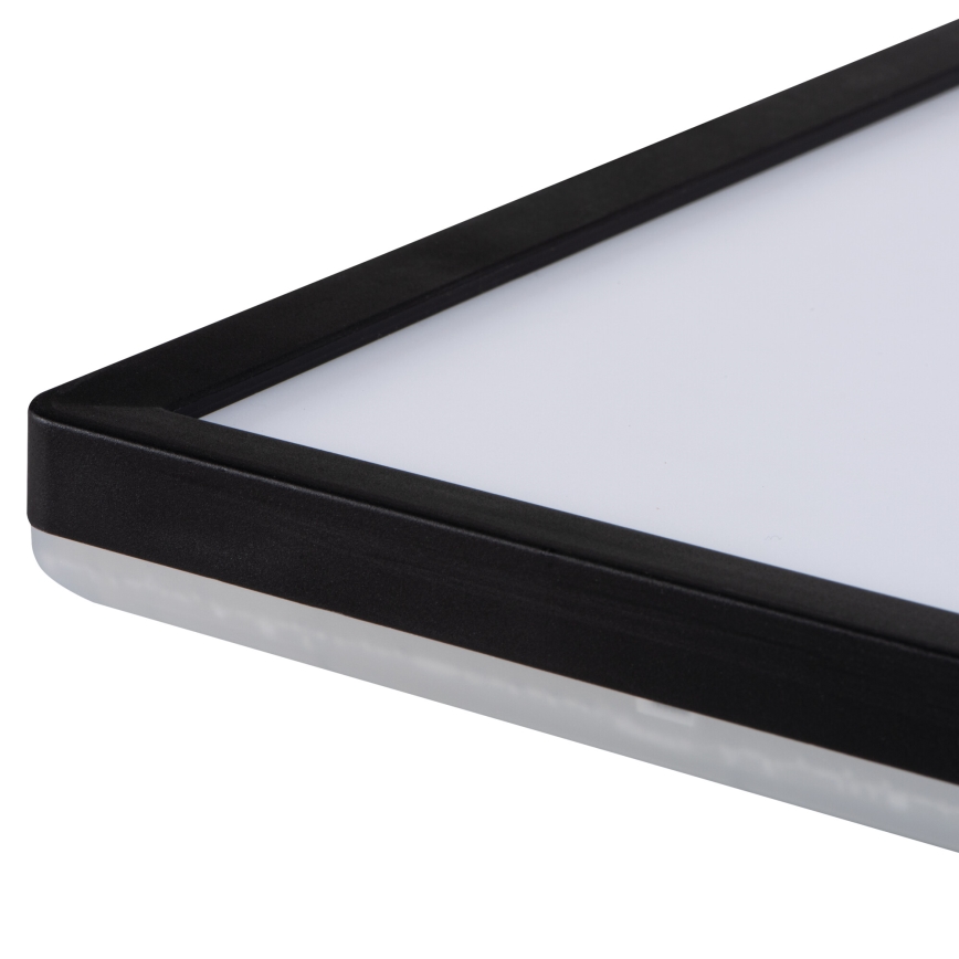 AZPO LED mennyezeti lámpatest, 17,5 W, 230 V, 3000/4000/6000 K, 30x30 cm, IP54, fekete