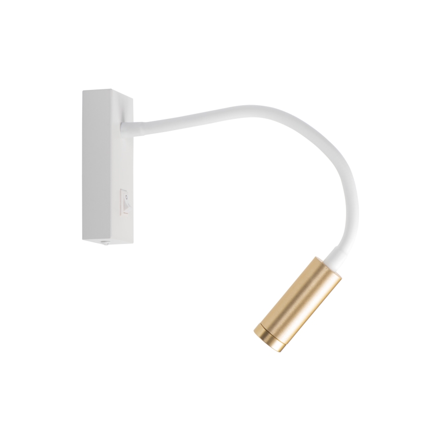 TONIL LED flexibilis lámpa, 3,3W/230V, fehér/arany