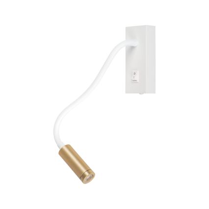TONIL LED flexibilis lámpa, 3,3W/230V, fehér/arany