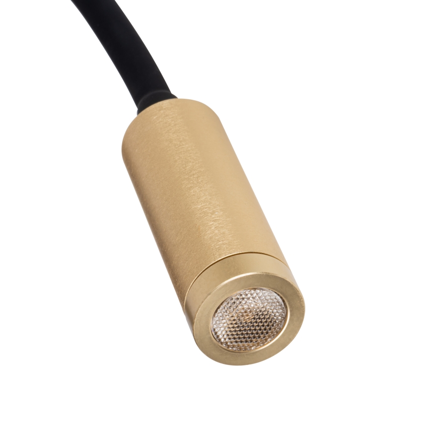 LED flexibilis lámpa TONIL LED/3,3W/230V fekete/arany