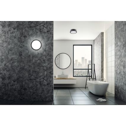 LED Kültéri lámpa érzékelővel BENO LED/18W/230V 4000K antracit IP54