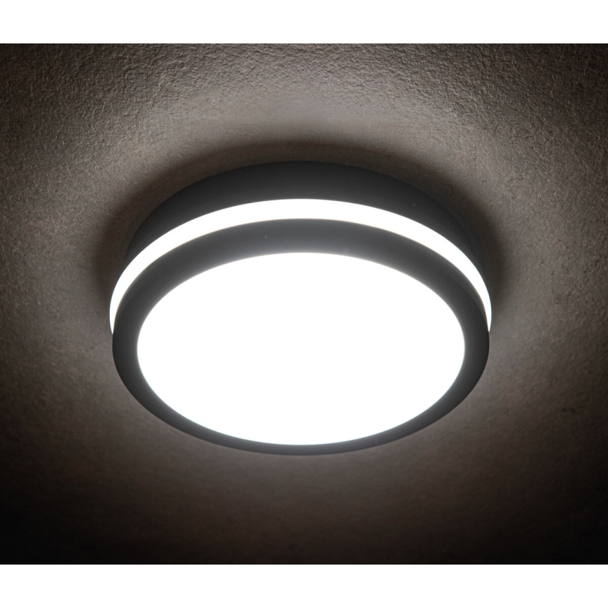 LED Kültéri lámpa érzékelővel BENO LED/18W/230V 4000K antracit IP54