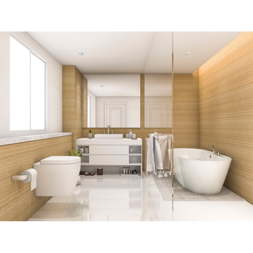 Fürdőszobai beépíthető lámpa FLINI 10W IP44 fehér