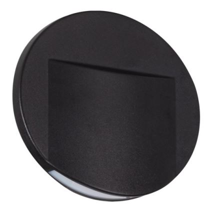 LED lépcsővilágító ERINUS LED/0,8W/12V 3000K fekete
