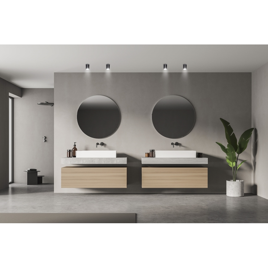 Kanlux 33361 - Kültéri spotlámpa AQILO 1xGU10/7W/230V IP65 fekete