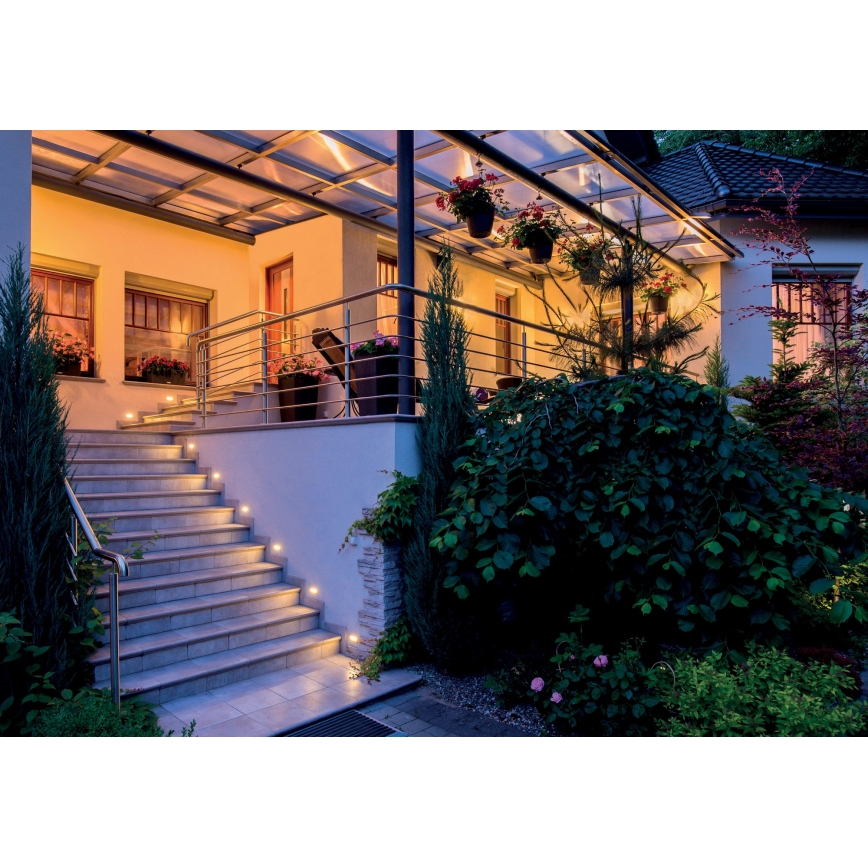 LED Beépített lámpa GLASI LED/3W/230V 3000K IP44 fehér