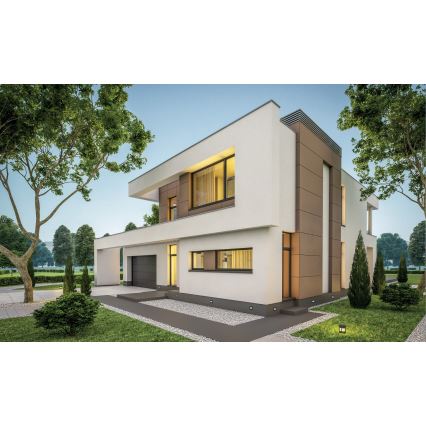 LED Beépített lámpa GLASI LED/3W/230V 4000K IP44 fekete