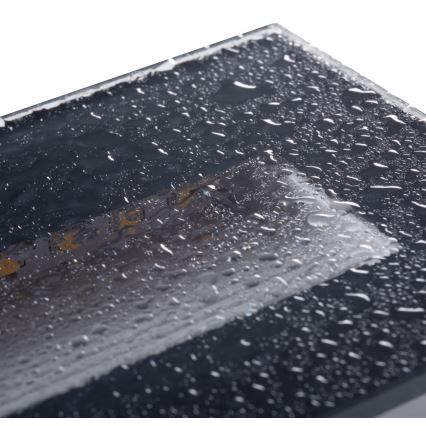 LED Beépített lámpa GLASI LED/3W/230V 4000K IP44 antracit