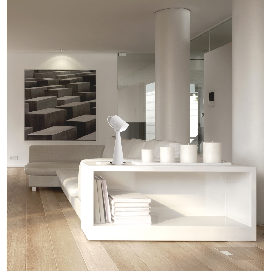 Asztali lámpa LARATA 1xE27/5W/230V fehér