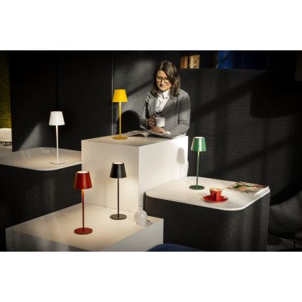 LED Dimmelhető Asztali lámpa tölthető INITA LED/1,2W/1800 mAh IP54 fekete