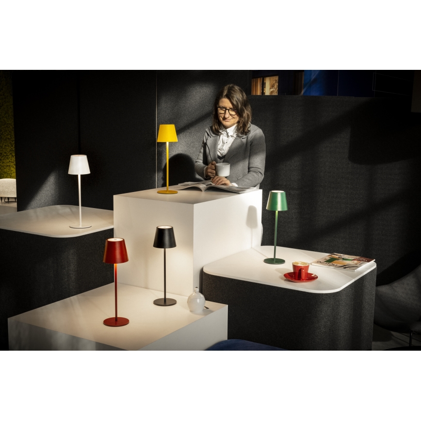 LED Dimmelhető Asztali lámpa tölthető INITA LED/1,2W/1800 mAh IP54 fehér