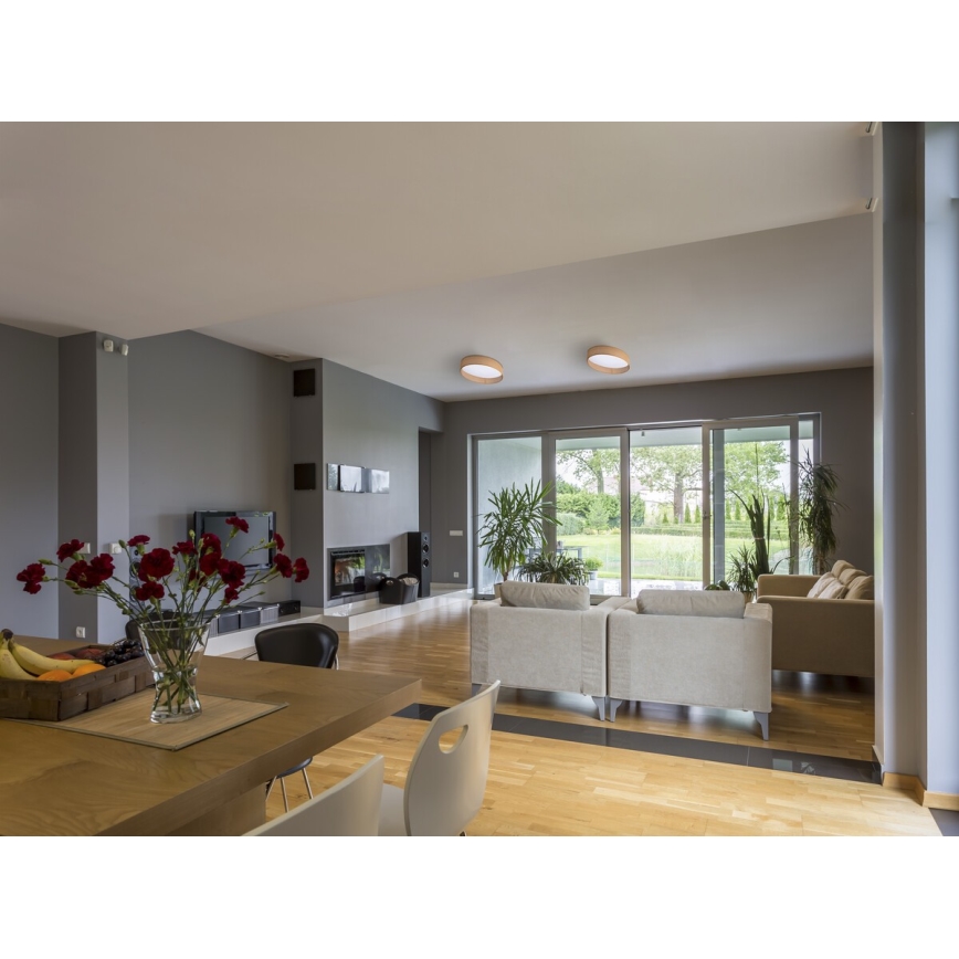 LED Mennyezeti lámpa RIFA LED/17,5W/230V 3000K barna