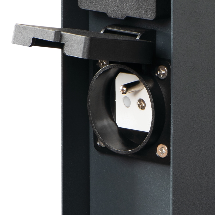 Kültéri csatlakozós oszlop DASTO 2Z Type E 230V IP44 antracit