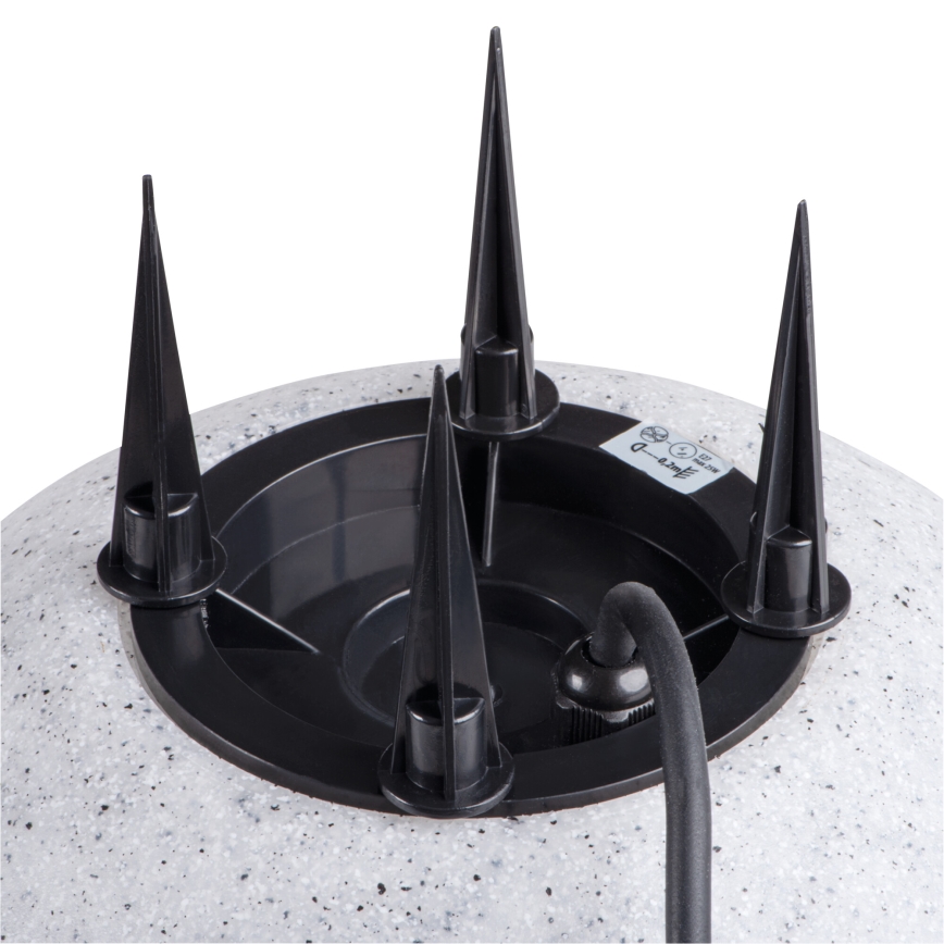 Kültéri lámpa STONO 1xE27/15W/230V átm. 31,5 cm IP65