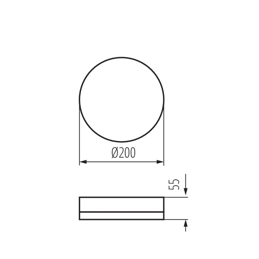 LED Ipari mennyezeti világítás IPER LED/19W/230V IK10 IP65 kerek fehér