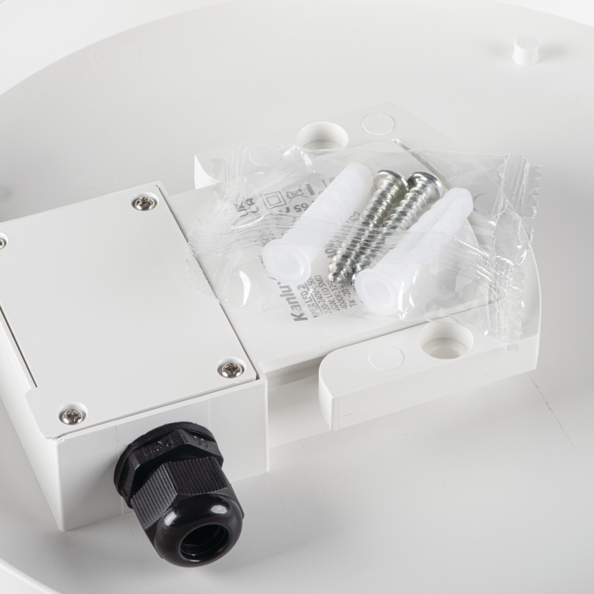 LED Ipari mennyezeti világítás IPER LED/26W/230V IK10 IP65 kerek fehér