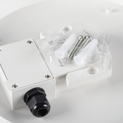 LED Ipari mennyezeti világítás mozgásérzékelővel IPER LED/35W/230V IK10 IP65 kerek fehér