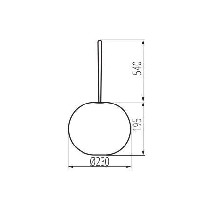 LED Dimmelhető kültér rechargeable Függeszték STONO LED/1W/3000 mAh IP54