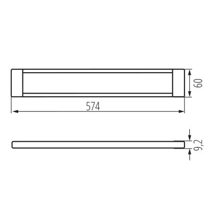 LED Dimmelhető bútorvilágítás DAXA LED/9W/24V 3000/4000/5500K