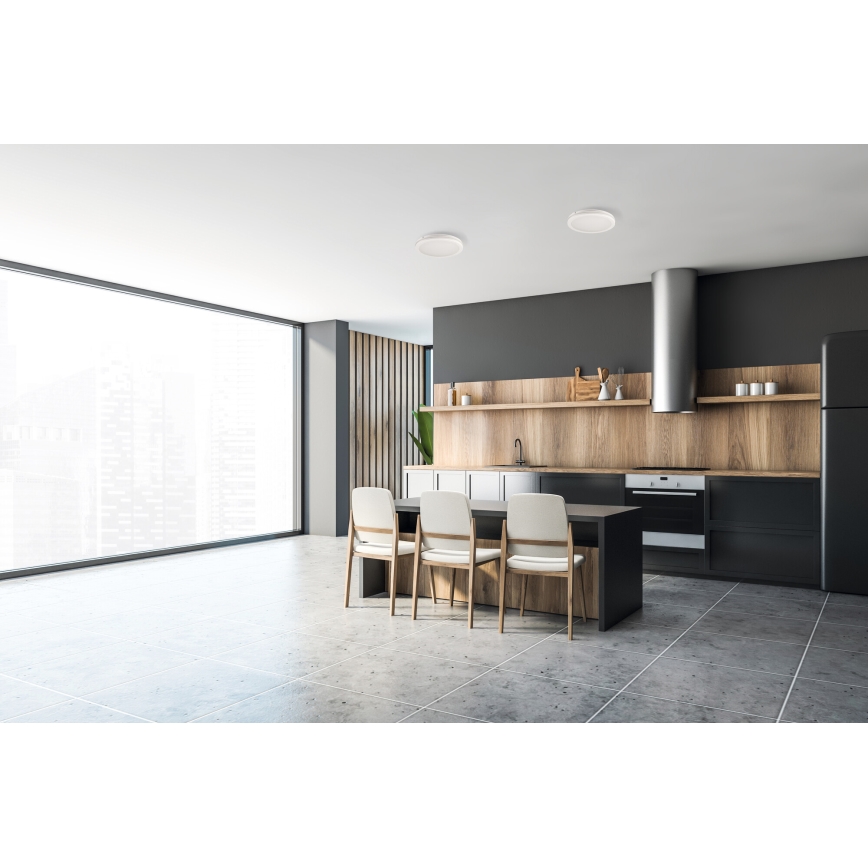 LED Kültéri mennyezeti lámpa BENO ECO LED/12W/230V 3000/4000/6500K átm. 20 cm IP65 fehér