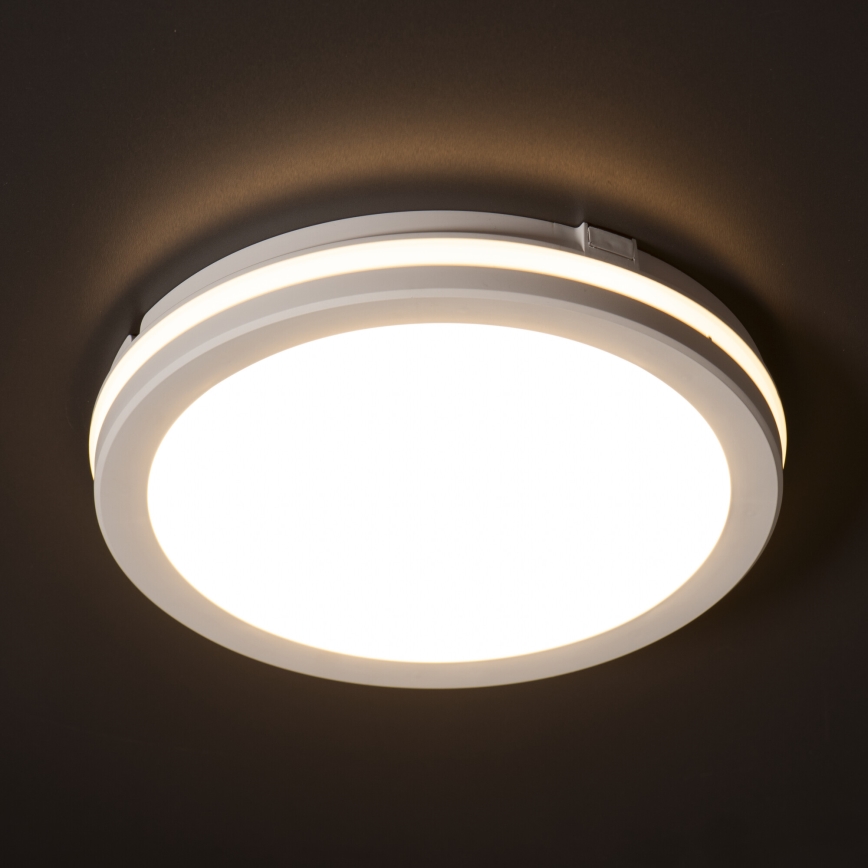 LED Kültéri mennyezeti lámpa BENO ECO LED/12W/230V 3000/4000/6500K átm. 20 cm IP65 fehér