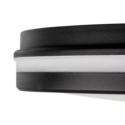 LED Kültéri mennyezeti lámpa BENO ECO LED/30W/230V 3000/4000/6500K átm. 30 cm IP65 fekete