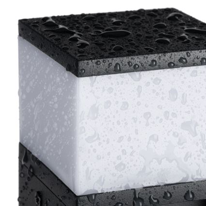 Kültéri lámpa 2 aljzattal DASTEN 1xG9/11W/230V 30 cm IP44 antracit