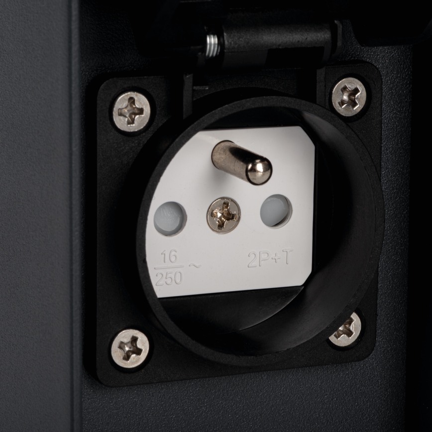 Kültéri lámpa 2 aljzattal DASTEN 1xG9/11W/230V 30 cm IP44 antracit