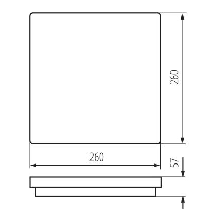 LED Kültéri mennyezeti lámpa BENO LED/24/30W/230V 3000/3500/4000K IP65 antracit szögletes