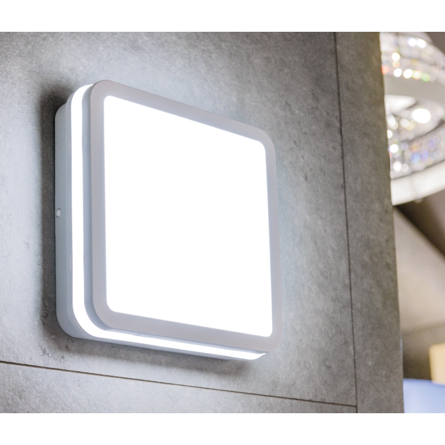 LED Kültéri mennyezeti lámpa BENO LED/24/30W/230V 3000/3500/4000K IP65 fehér szögletes