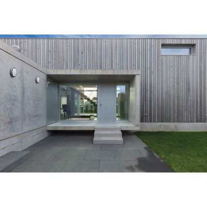 LED Kültéri mennyezeti lámpa mozgásérzékelővel BENO LED/24/30W/230V 3000/3500/4000K IP65 antracit kerek