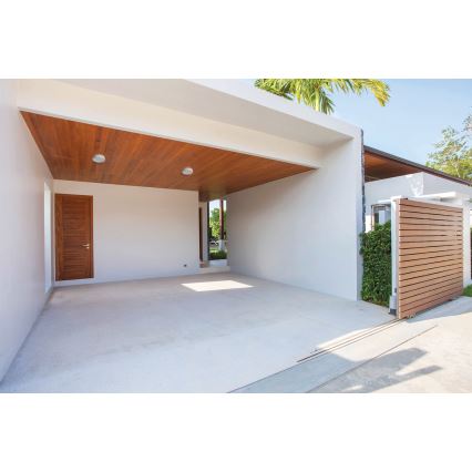 LED Kültéri mennyezeti lámpa mozgásérzékelővel BENO LED/24/30W/230V 3000/3500/4000K IP65 fehér kerek