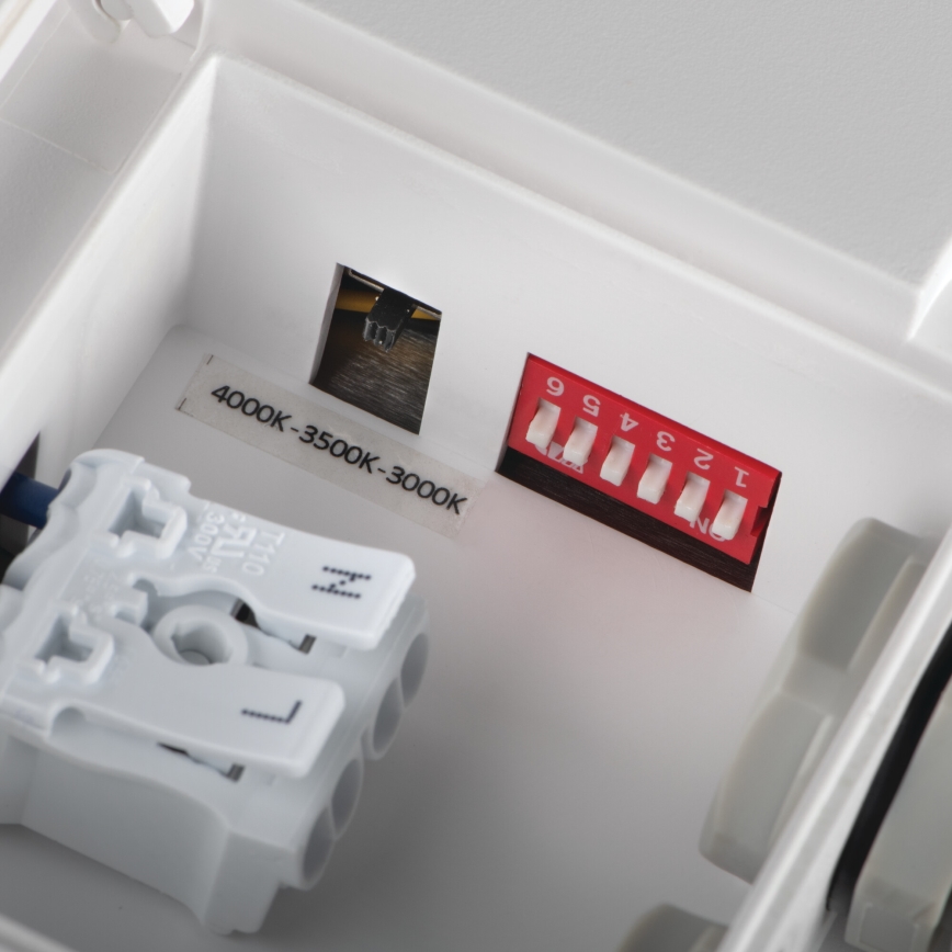 LED Kültéri mennyezeti lámpa mozgásérzékelővel BENO LED/24/30W/230V 3000/3500/4000K IP65 fehér kerek