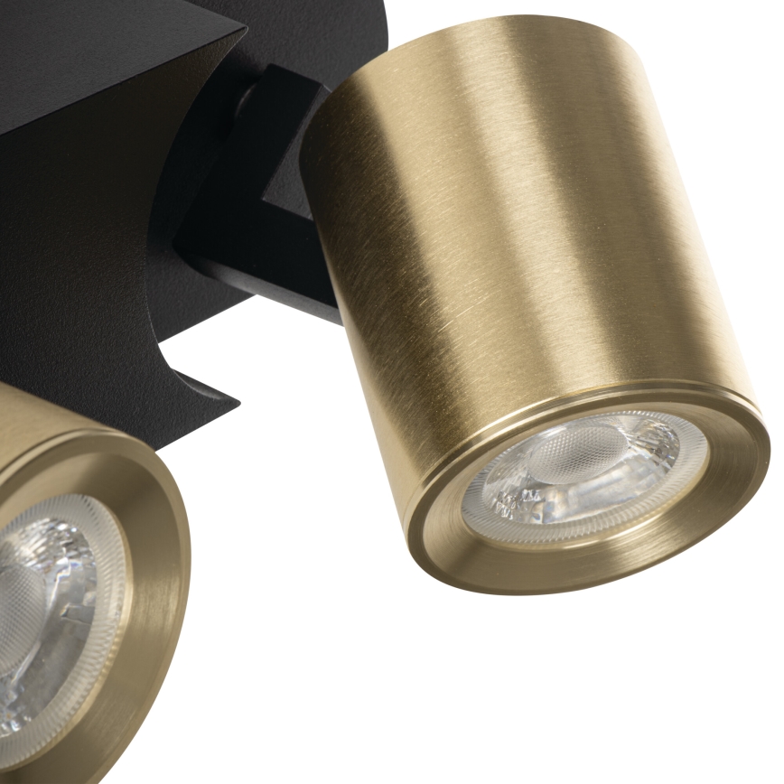 Spotlámpa LAURIN 3xGU10/10W/230V réz/fekete