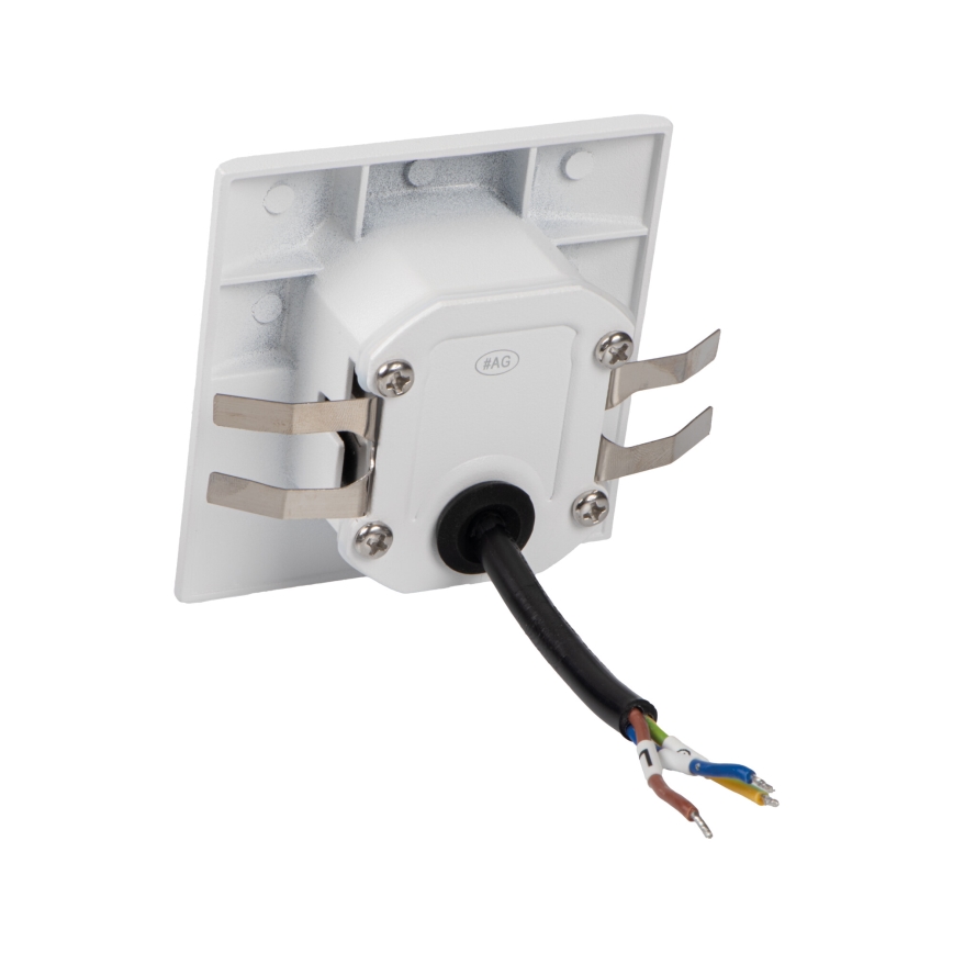 LED lépcsővilágító lámpatest EXIN LED/2,5W/230V 4000K IP65 fehér szögletes