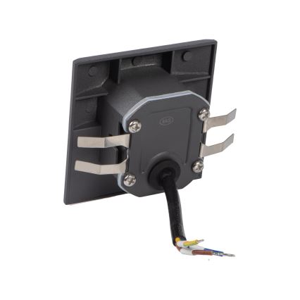 LED lépcsővilágító lámpa EXIN LED/2,5W/230V 4000K IP65 antracit szögletes