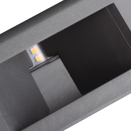 LED kültéri fali lámpatest REFAZI LED/6W/230V IP54 antracit