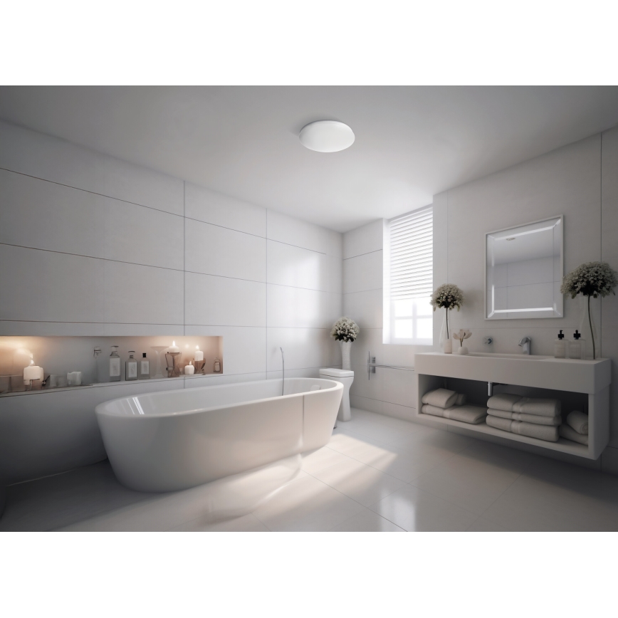 LED fürdőszobai mennyezeti lámpatest ENELO LED/17W/230V átm. 32 cm IP44