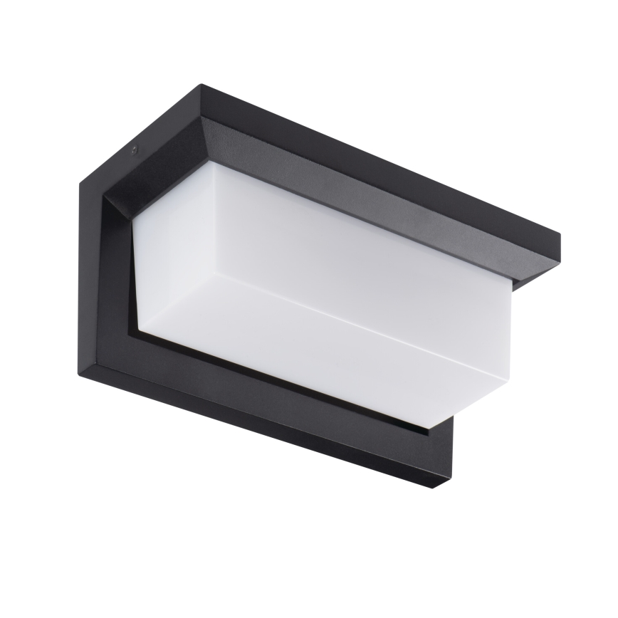 LED kültéri fali lámpatest LERTO LED/12W/230V IP54 fekete
