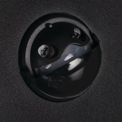 LED kültéri fali lámpa mozgás- és szürkületérzékelővel XERTO LED/20W/230V 3000/4000/6500K IP44 fekete