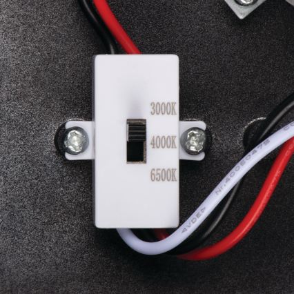 LED kültéri fali lámpa mozgás- és szürkületérzékelővel XERTO LED/20W/230V 3000/4000/6500K IP44 fekete