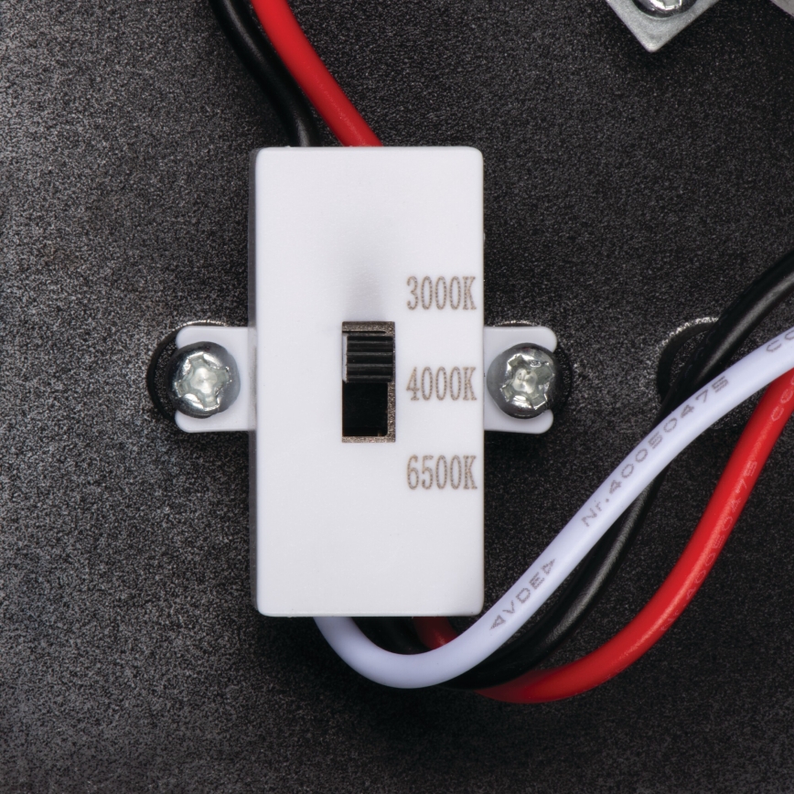 LED kültéri fali lámpa mozgás- és szürkületérzékelővel XERTO LED/20W/230V 3000/4000/6500K IP44 fekete