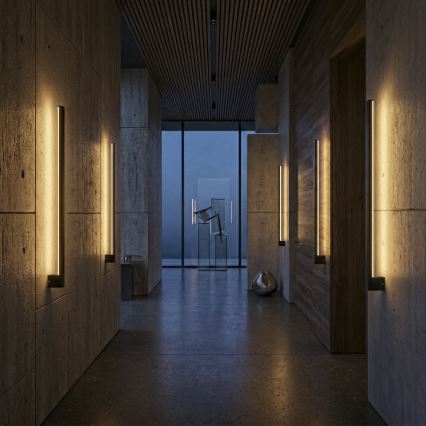 LED kültéri fali lámpa YALTE LED/11W/230V 3000/4000/6500K 81,5 cm IP54 fekete